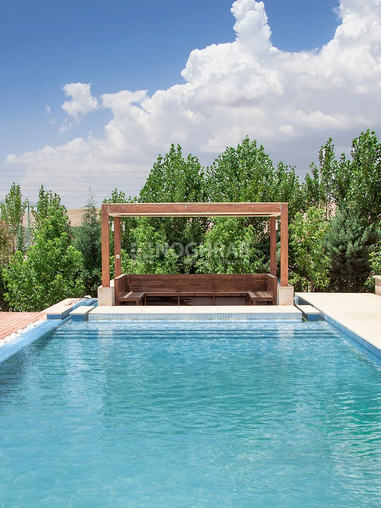 عکس ساخت استخر حرفه ای لاکچری خصوصی کردان ویلا اختصاصی کرج فردیس عظیمیه تهراندشت چهار باغ